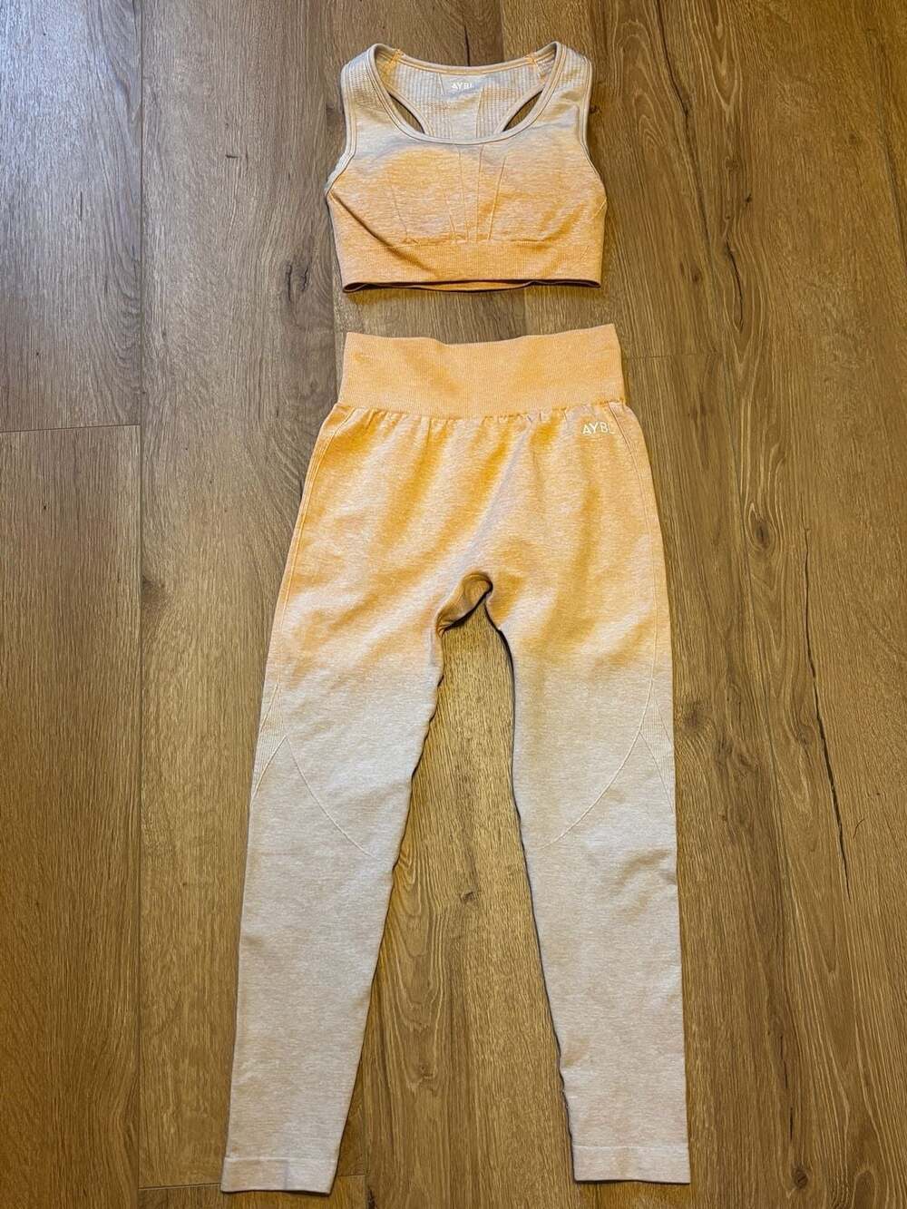 AYBL Pulse Ombré Seamless High-Waisted Leggings and Sports Bra Set